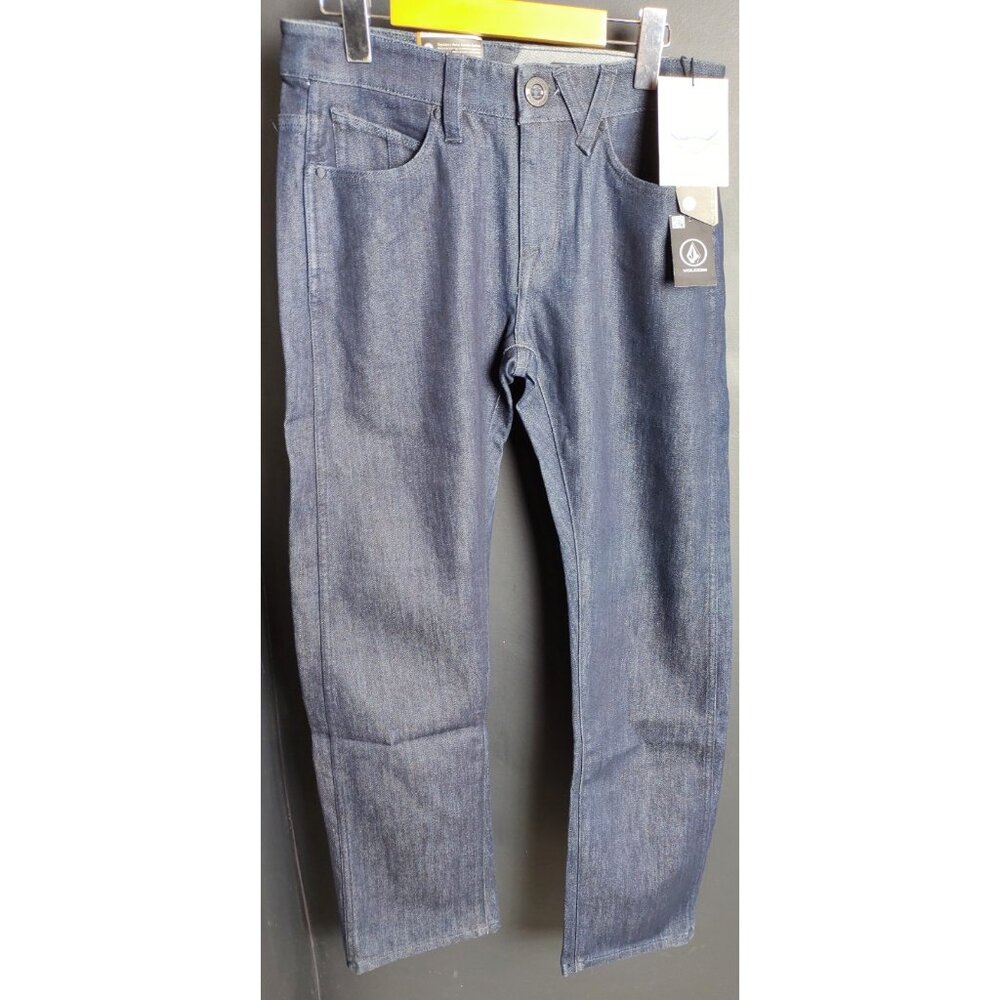 Volcom Solver Blue Skinny Jeans Men’s Size 28 Stretch Modern Fit Denim Pants